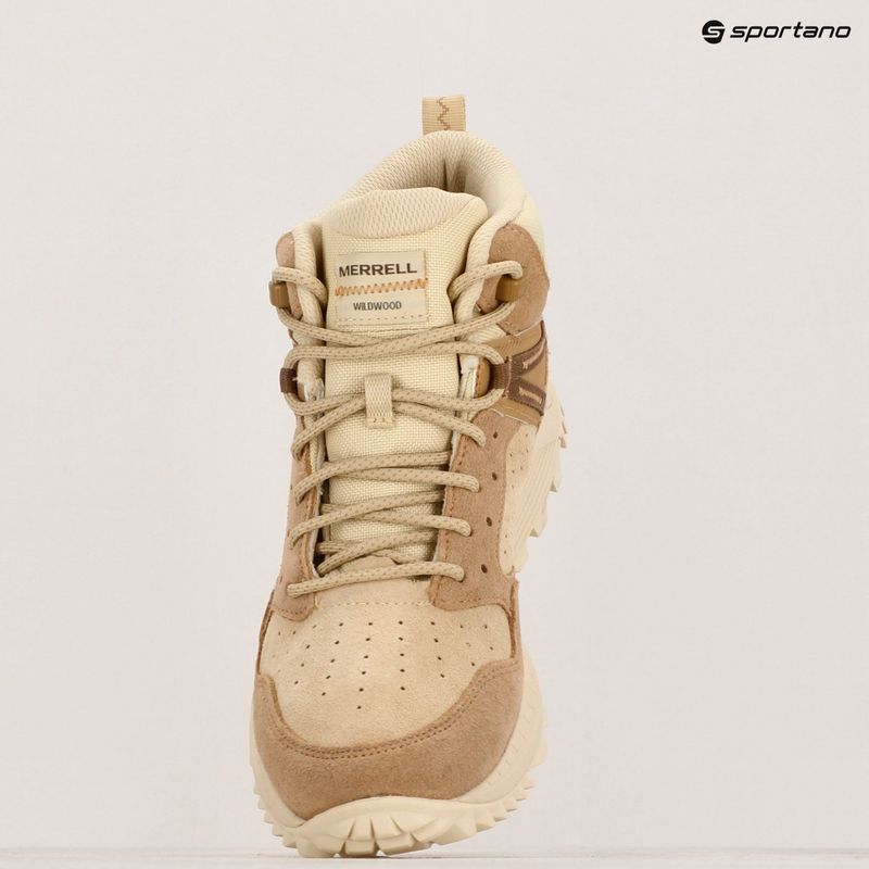 Moteriški turistiniai batai Merrell Wildwood Mid Ltr Wp tan/reed 15
