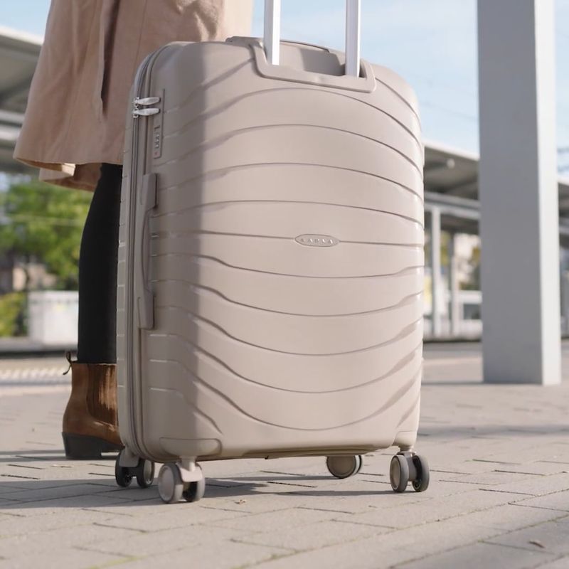 Kabininis kelioninis lagaminas KADVA Brava 40 l smėlio spalvos 22