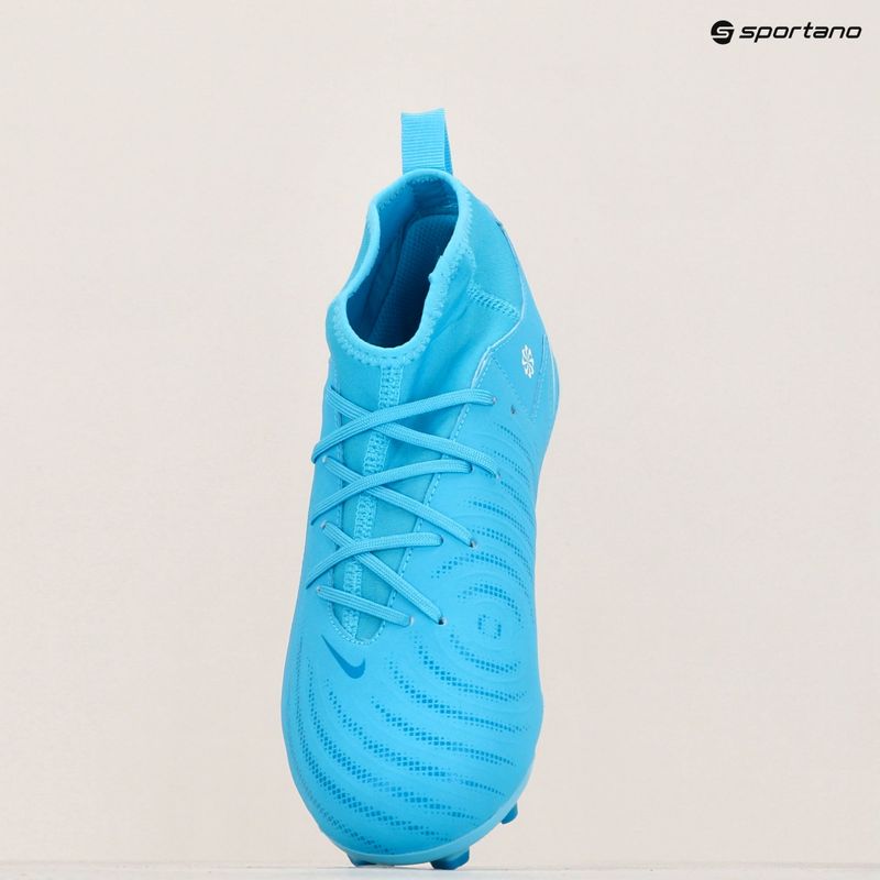 Vaikiški futbolo batai Nike Phantom Luna 2 Academy FG/MG blue fury/white 9