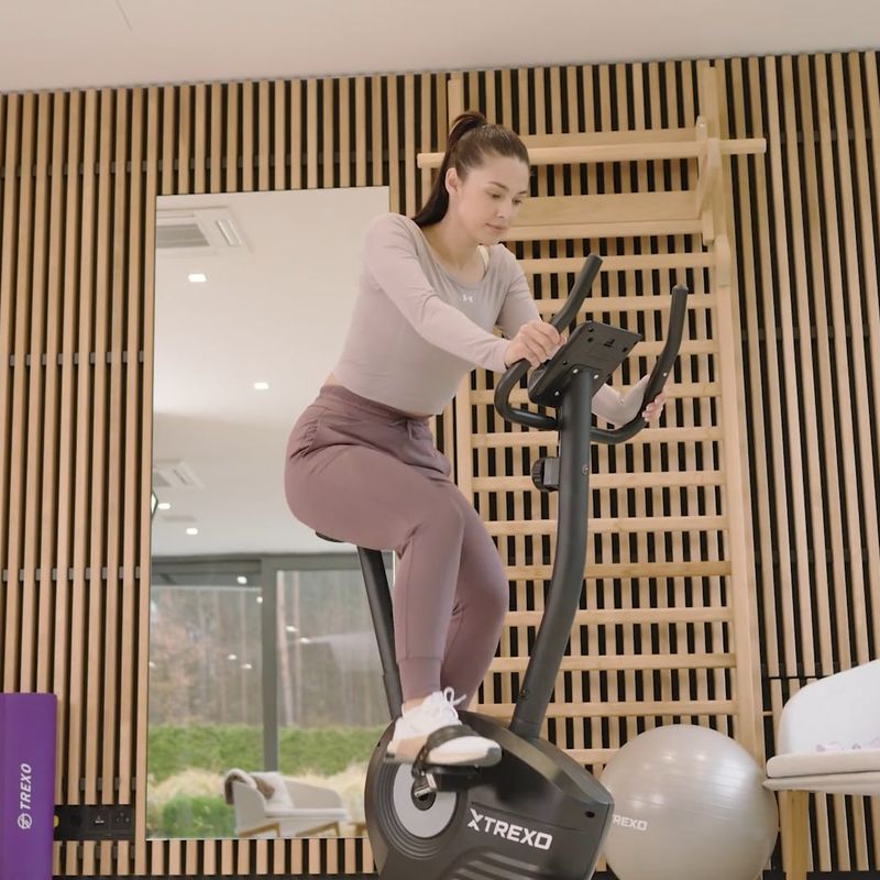 Stacionarus dviratis XTREXO TXO-TB100 juodas 19