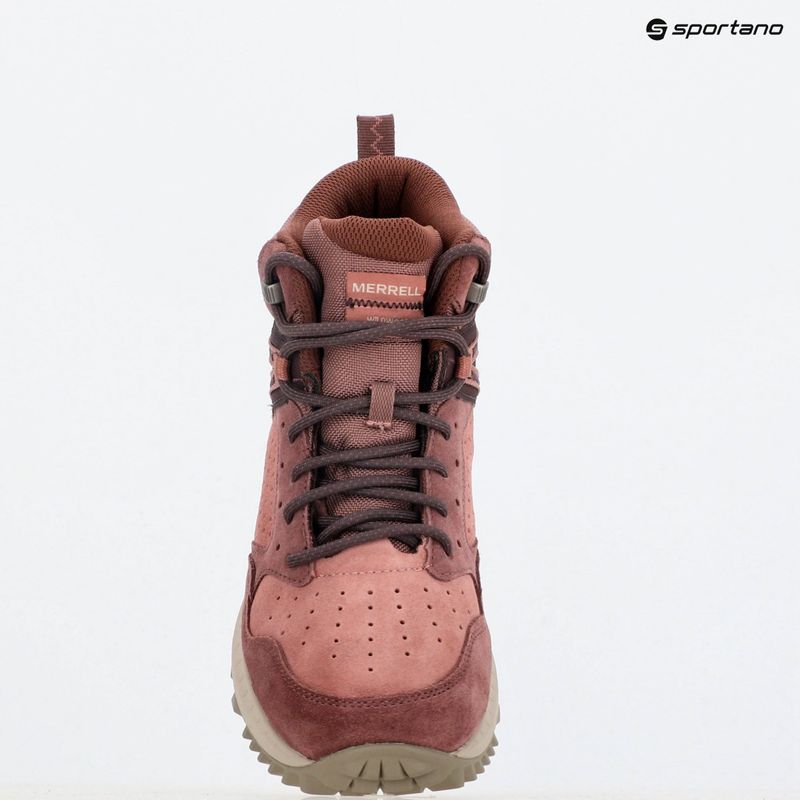 Moteriški turistiniai batai Merrell Wildwood Mid Ltr Wp marron/burlwood 11