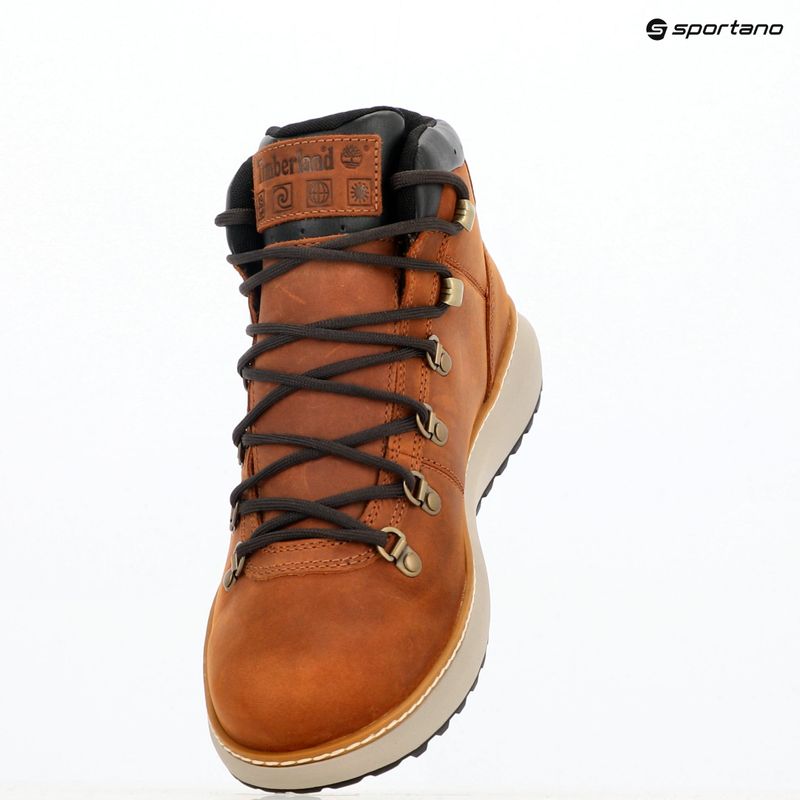 Vyriški batai Timberland Hudson Road Mid Lace Waterproof Chukka rust full grain 9