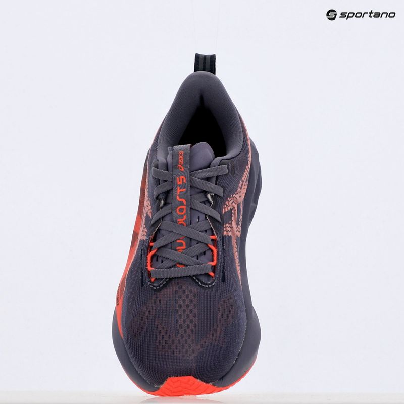 Moteriški bėgimo batai ASICS Novablast 5 greyish purple/coral reef 9