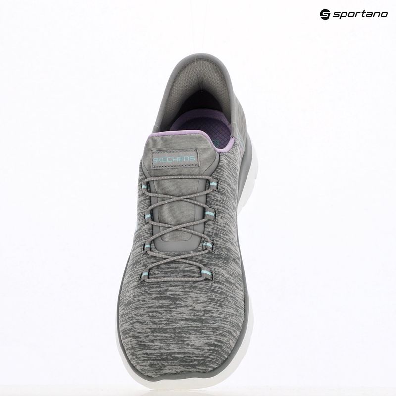 Moteriški batai SKECHERS Summits Dazzling Haze gray/mint 15