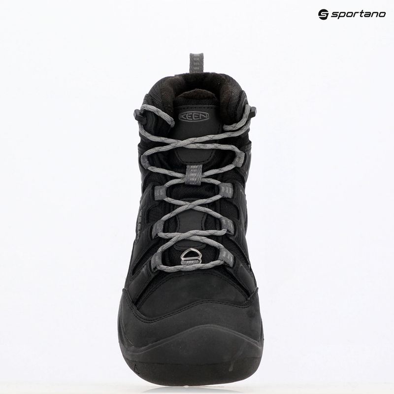 Vyriški turistiniai batai KEEN Circadia Mid Polar black/steel grey 14