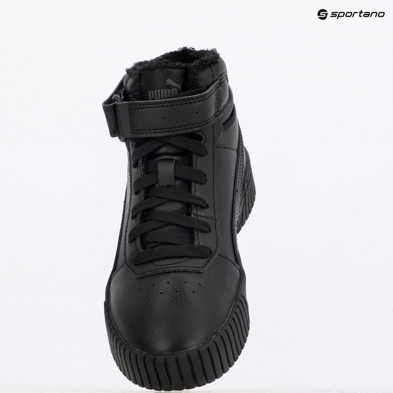 Vaikiški batai PUMA Carina 2.0 Mid Winter Jr puma black/puma black/dark shadow 15