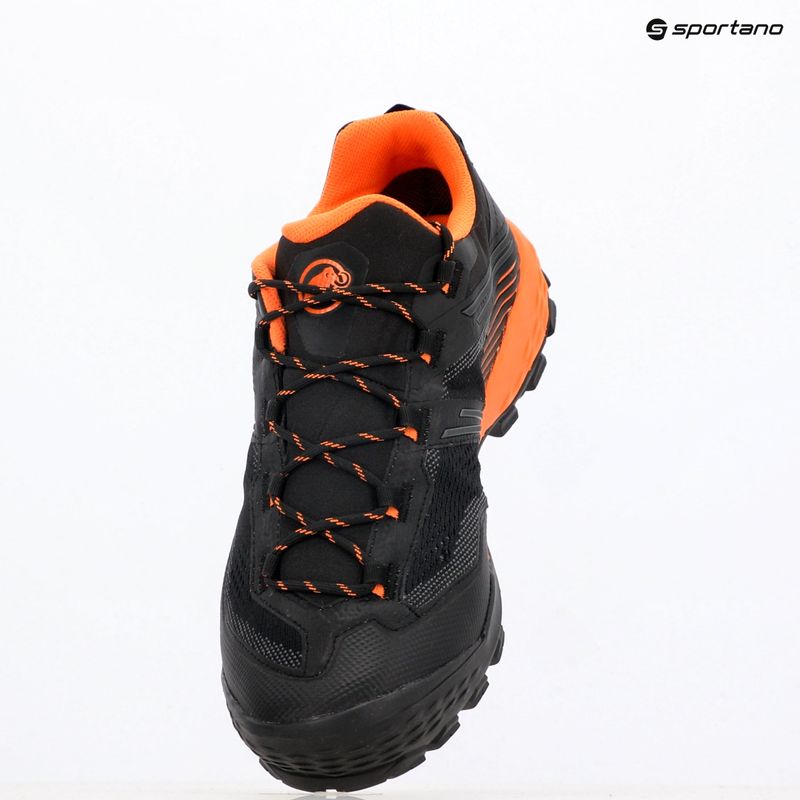 Vyriški žygio batai Mammut Ducan II Low GTX black/ dark tangerine 9