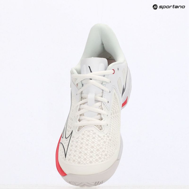 Moteriški teniso bateliai Mizuno Wave Exceed Tour 5 CC undyed white/quiet shade/opera red 9