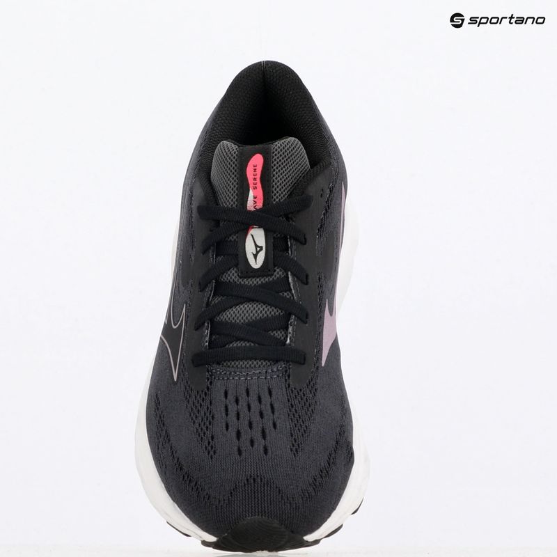 Moteriški bėgimo batai Mizuno Wave Serene ebony/cosmo chrome/white 12