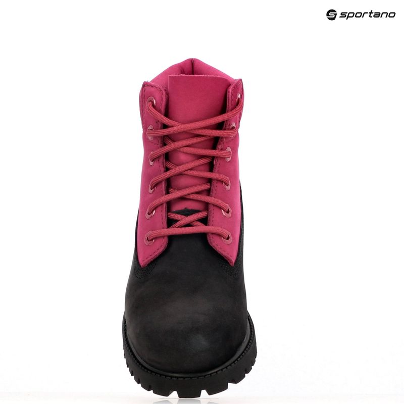 Vaikiški batai Timberland Premium 6 In Lace black nubuck/dark pink 18