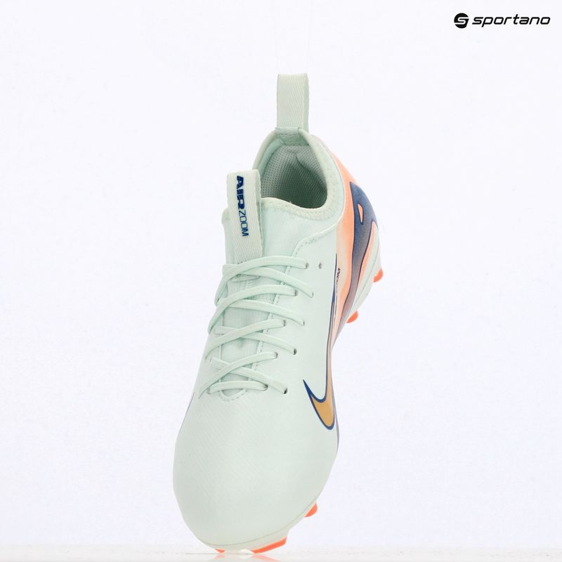 Nike Vapor 16 Acadamy Mercurial Dream Speed FG/MG Jr vaikiški futbolo bateliai vos žalios spalvos/ purpurinės spalvos pulsas/ metalinio aukso moneta 9