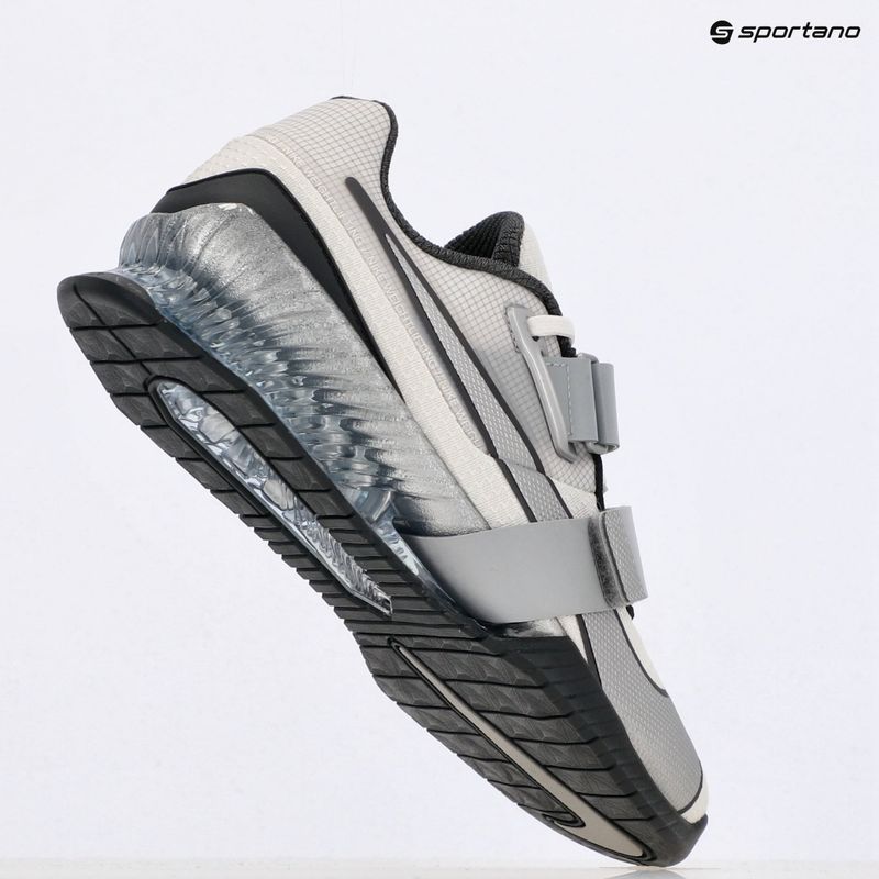 Svorių kilnojimo batai Nike Romaleos 4 SE white/metallic silver/anthracite wolf grey 9