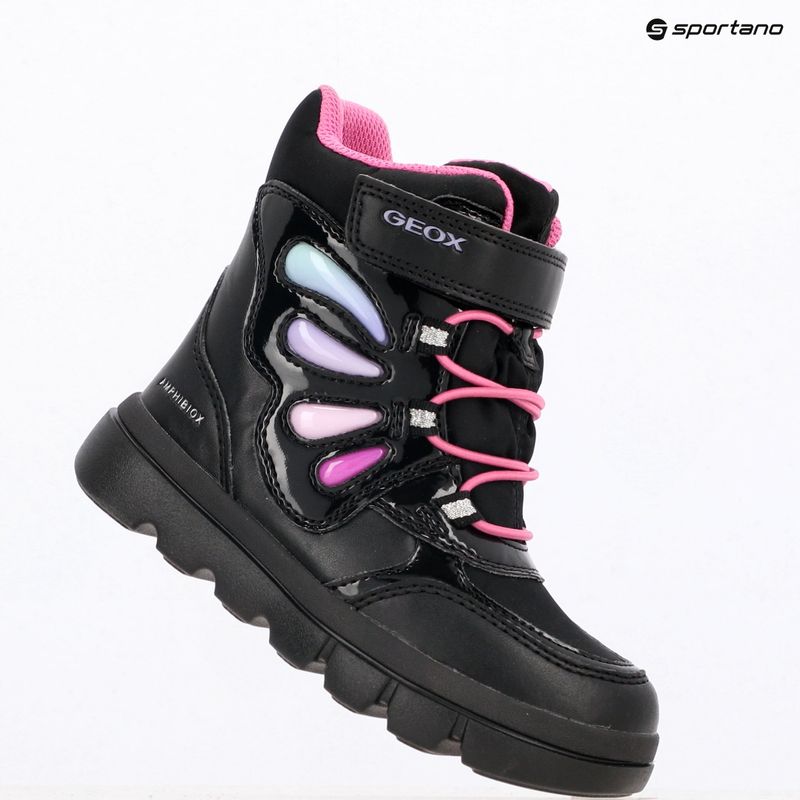 Vaikiški sniego batai Geox Willaboom B A black / multicolor 15