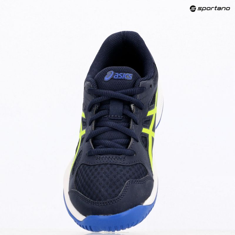Vaikiški batai ASICS Upcourt 6 GS midnight/safety yellow 17