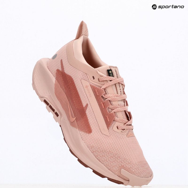 "Nike Pegasus Trail 5 GTX" moteriški bėgimo bateliai pink oxford/ red stardust/ red sepia 9