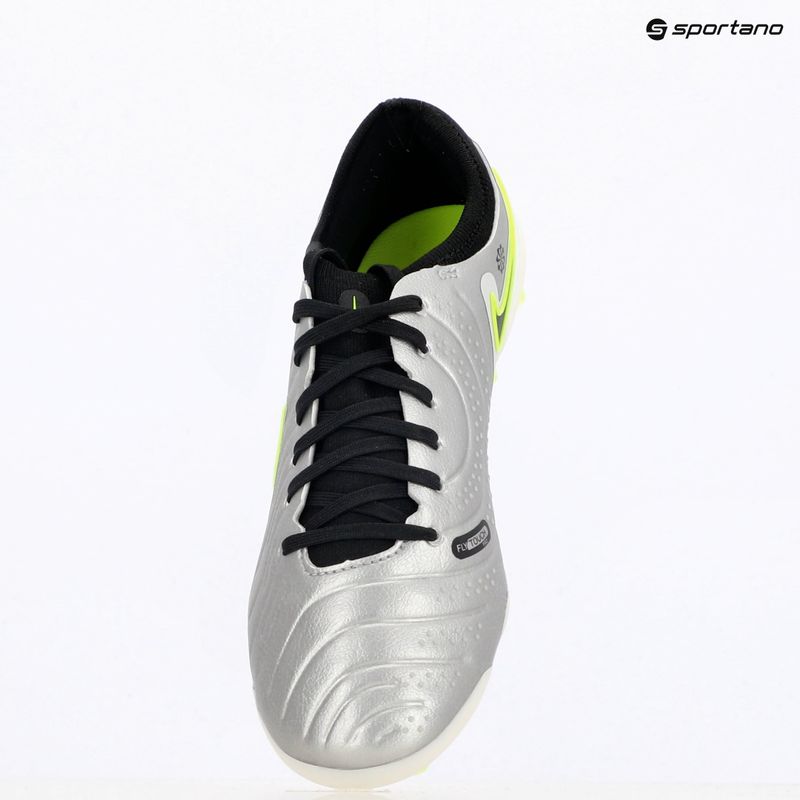 Nike Legend 10 Pro Ag-Pro vyrų futbolo bateliai metallic silver/ volt/ black 9
