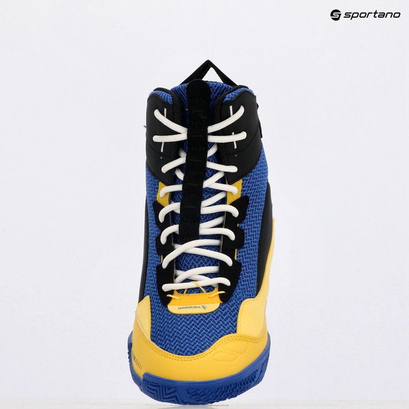 Vyriški bokso batai Hayabusa Talon Boxing blue/yellow 11