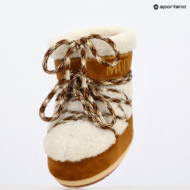 Moteriški sniego batai Moon Boot Icon Low Shearling whisky/off white 9