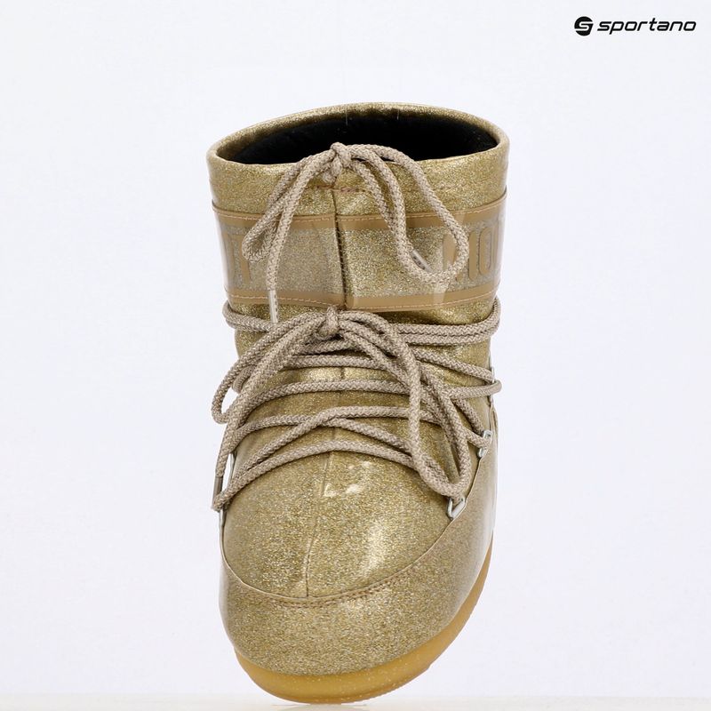Moteriški sniego batai Moon Boot Icon Low Glitter gold 9