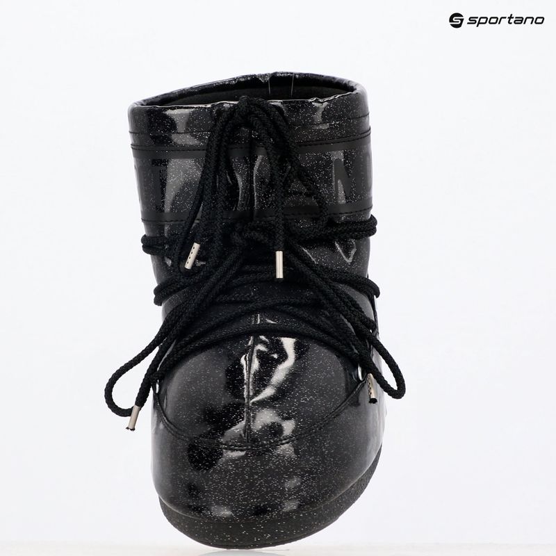 Moteriški sniego batai Moon Boot Icon Low Glitter black 9