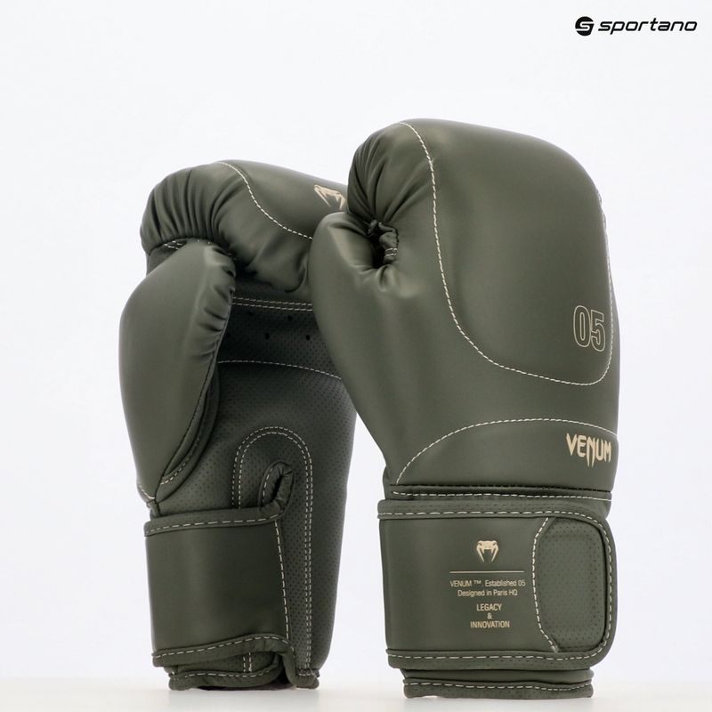 Bokso pirštinės Venum Impact Evo Boxing Gloves earth khaki 7