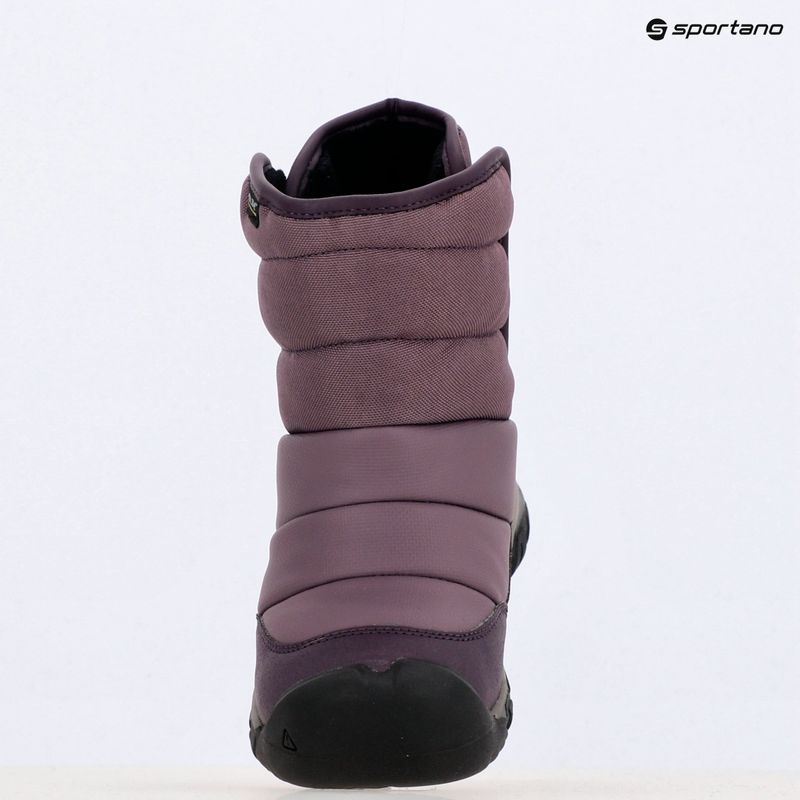 Vaikiški sniego batai KEEN Puffrider WP black plum/daiquiri green 9