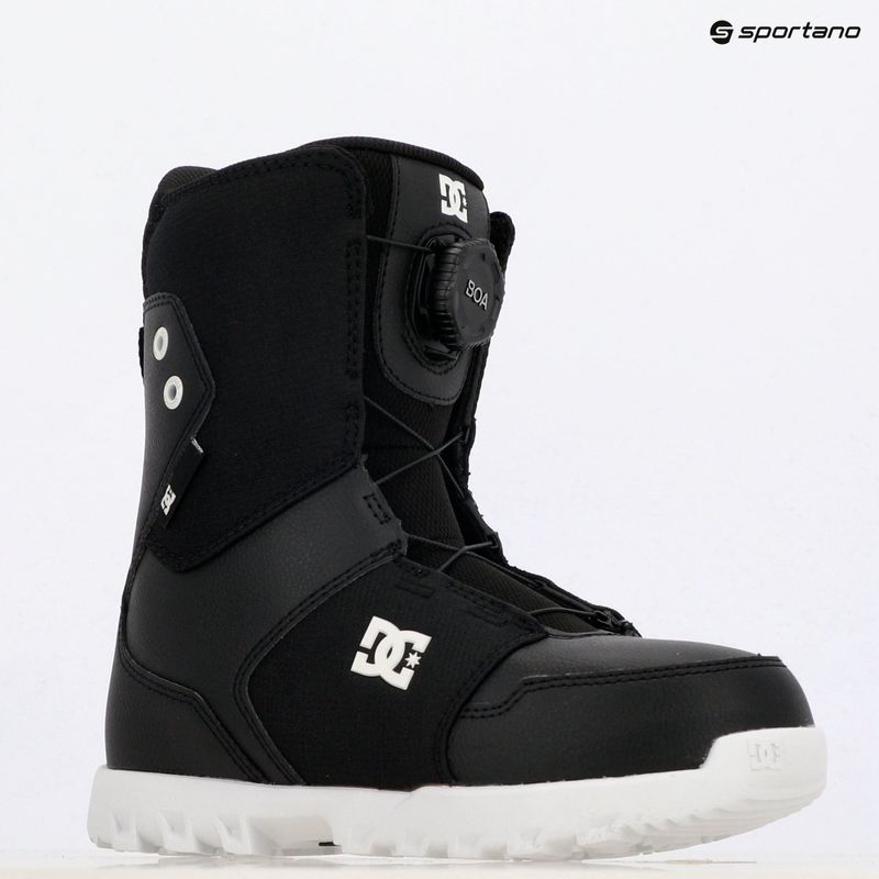 Vaikiški snieglenčių batai DC Youth Scout black/black/white 6