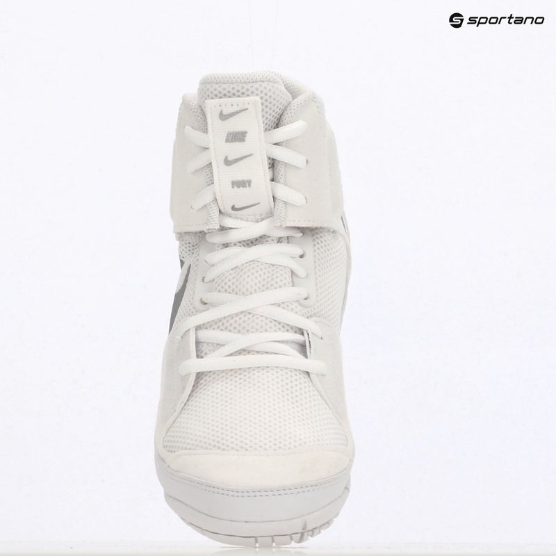Imtynių batai Nike Fury white/metallic silver 9