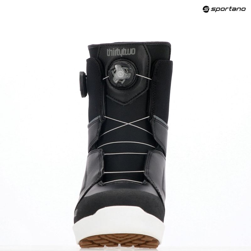 Vyriški snieglenčių batai ThirtyTwo Lashed Double Boa '24 black/grey 11