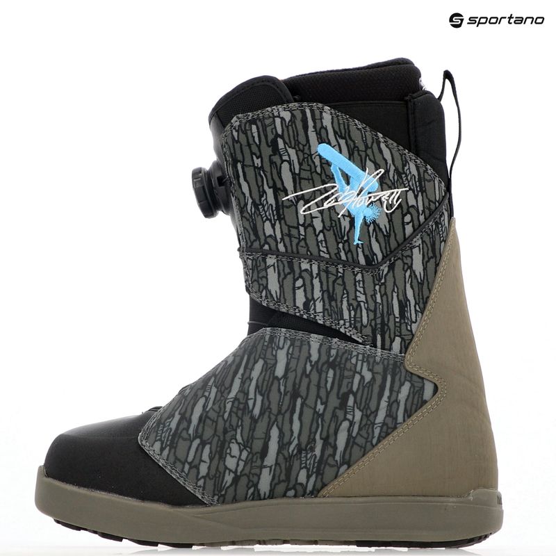 Vyriški snieglenčių batai ThirtyTwo Lashed Double Boa Powell '24 olive/grey/black 7