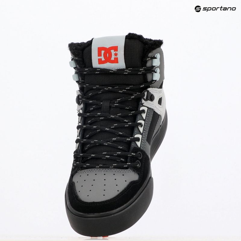 Vyriški batai DC Pure High-Top grey / black / red 9