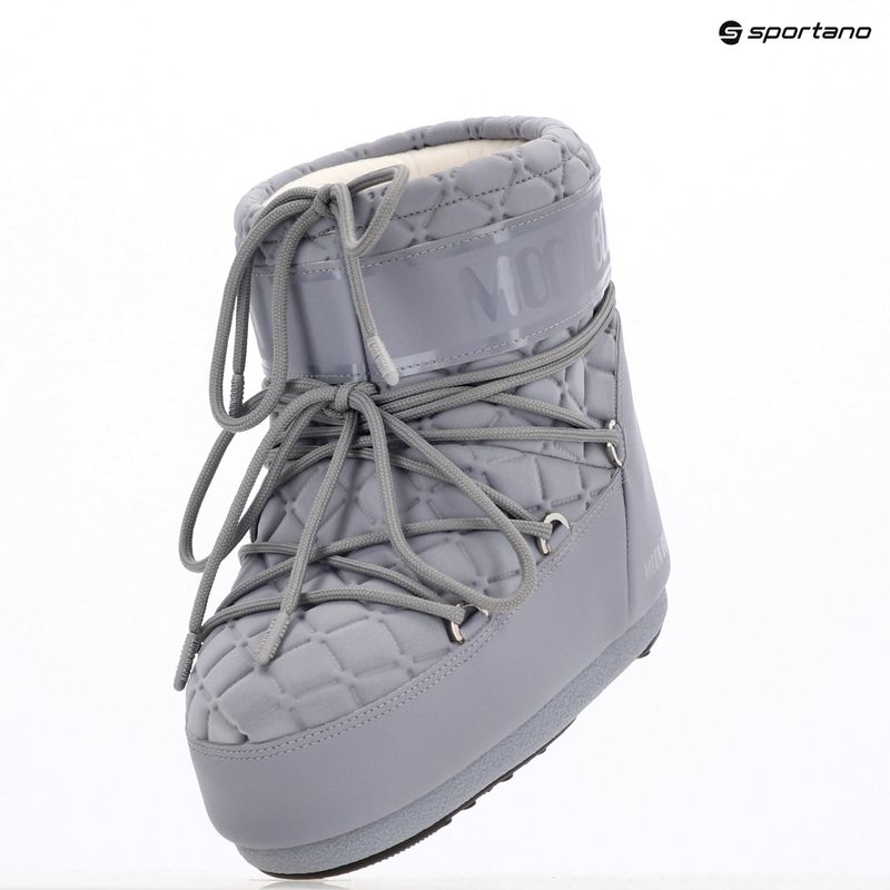 Moteriški sniego batai Moon Boot Icon Low Quilt grey 9