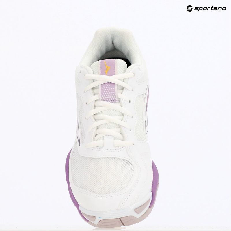 Moteriški rankinio batai Mizuno Wave Phantom 3 white/patrician purple/quince 9