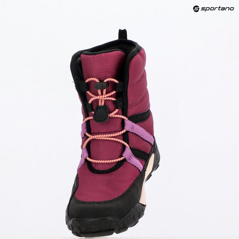 Paauglių sniego batai Geox Trekkyup ABX dark raspberry/black 9