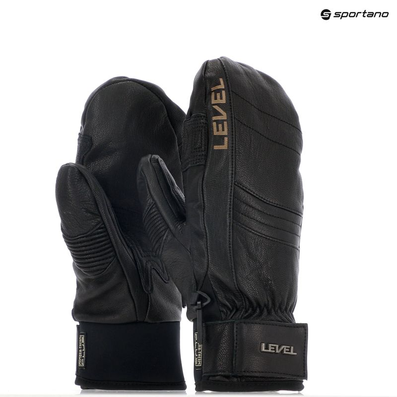 Vyriškos slidinėjimo pirštinės Level Rexford Mitt black 9