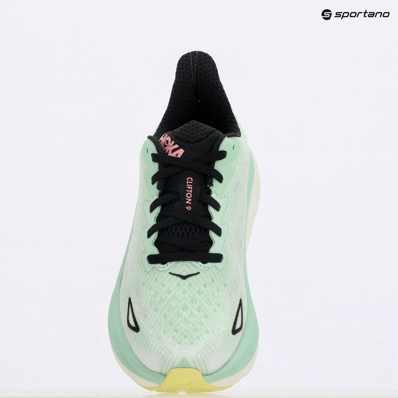 Moteriški bėgimo batai HOKA Clifton 9 mint fluorite/snow melt 9