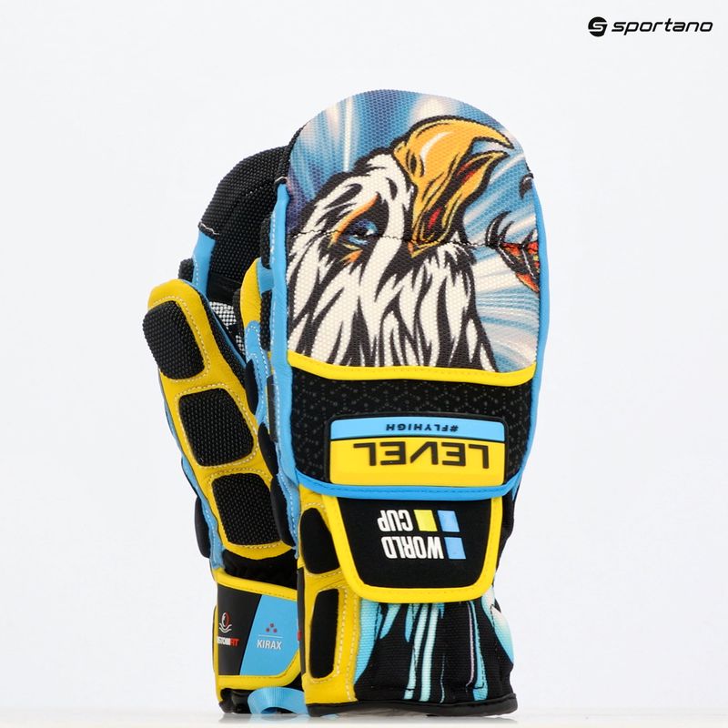 Slidinėjimo pirštinės Level Worldcup CF Mitt yellow/blue 8