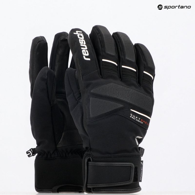 Slidinėjimo pirštinės Reusch Thunder R-Tex XT black/white 11