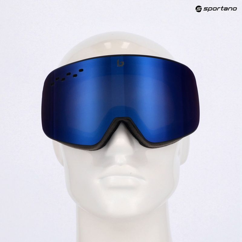 Slidinėjimo akiniai Bollé Nevada black matte/bronze blue 8