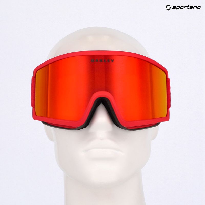 Slidinėjimo akiniai Oakley Target Line M redline/fire iridium 10