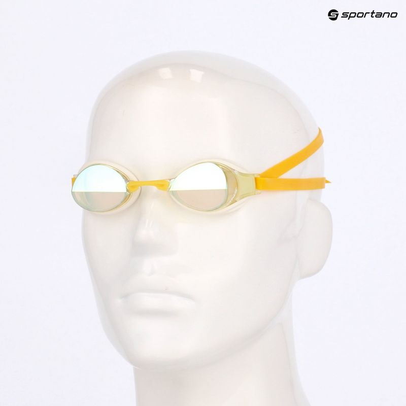 Plaukimo akiniai SWANS Ignition-M yellow/ yellow mirror 6