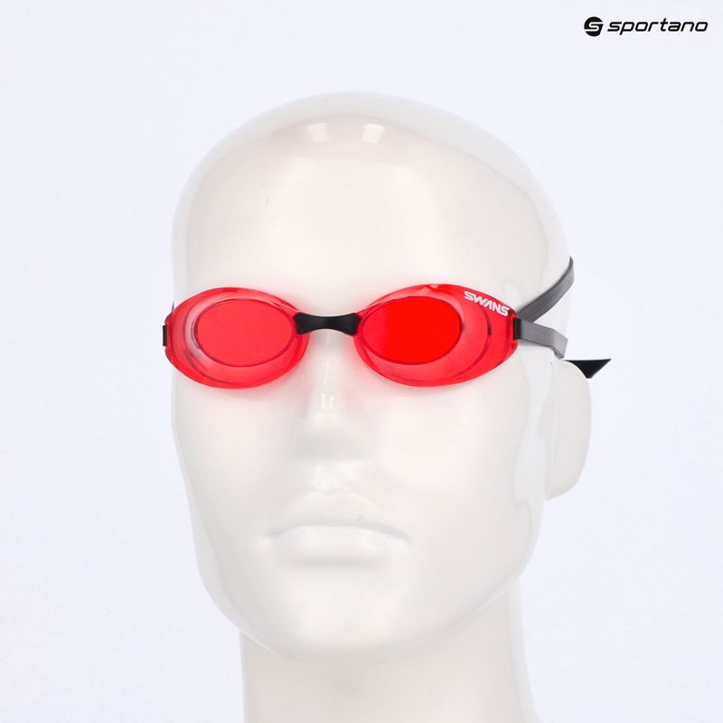 Plaukimo akiniai SWANS Sniper SR-1 ON dark smoke/ red 6