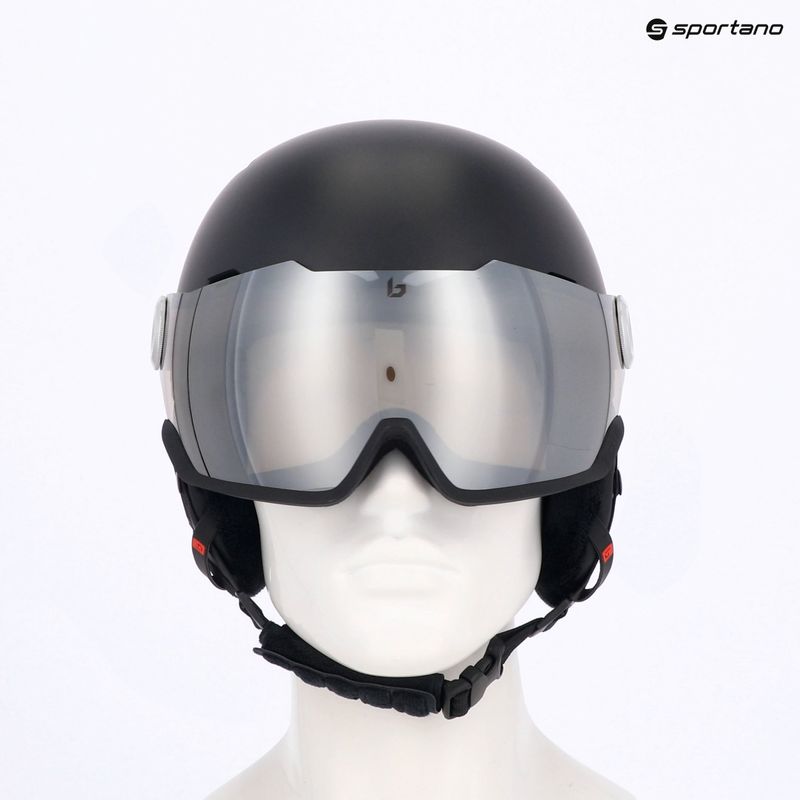 Slidinėjimo šalmas Bollé Might Visor titanium red matte/brown gun 11