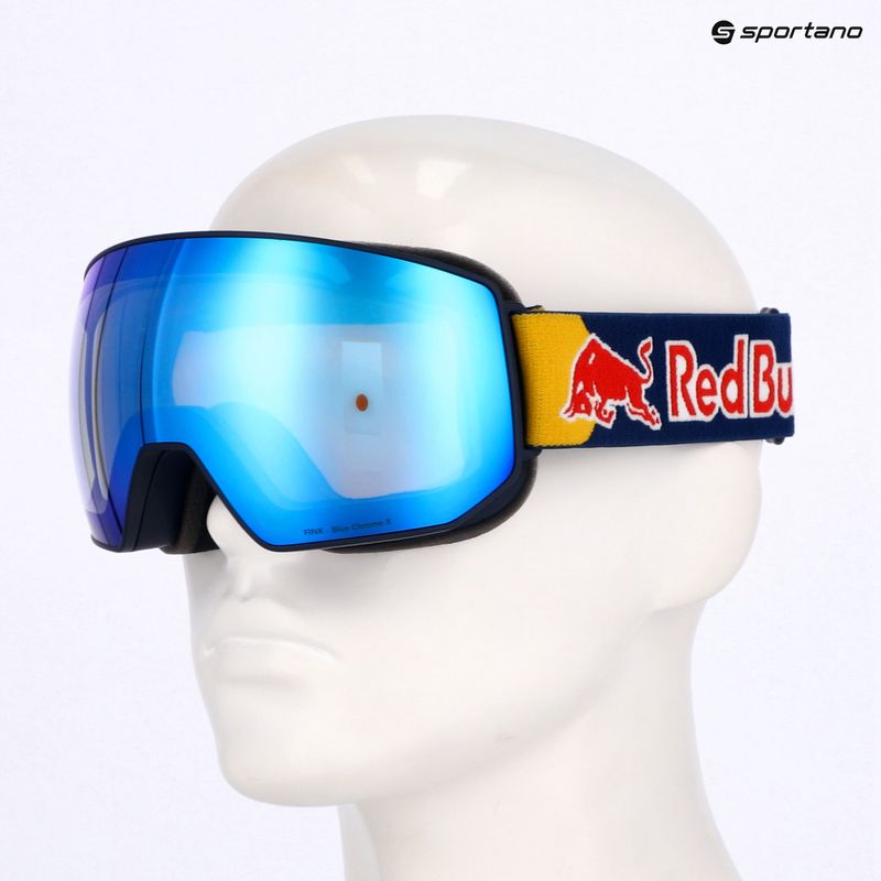 Slidinėjimo akiniai Red Bull SPECT Fink Photo blue/light blue with blue chrome x 7