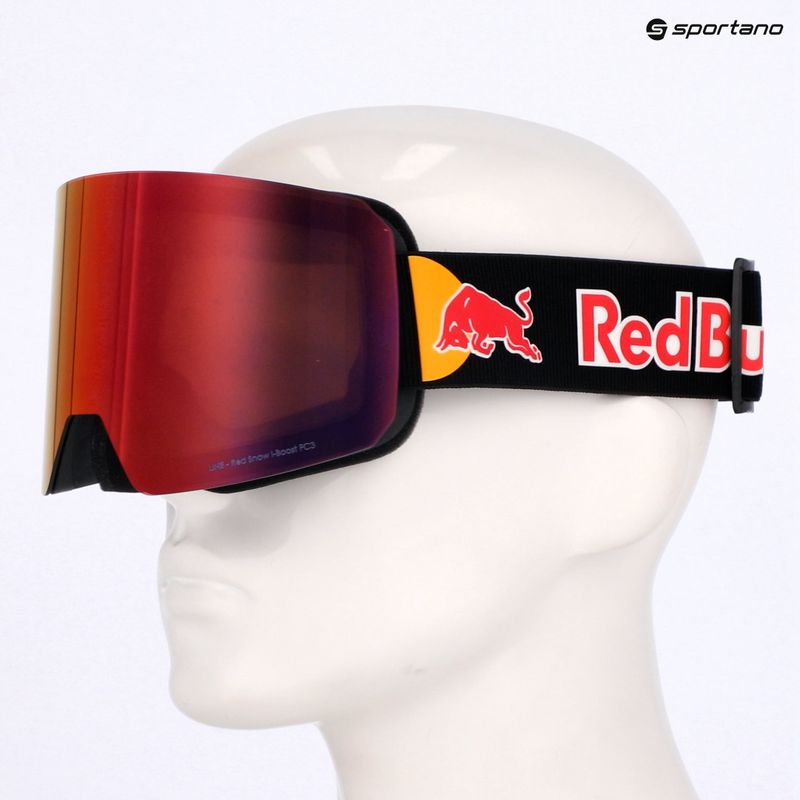 Slidinėjimo akiniai Red Bull SPECT Line black/brown with red mirror/cloudy snow 7