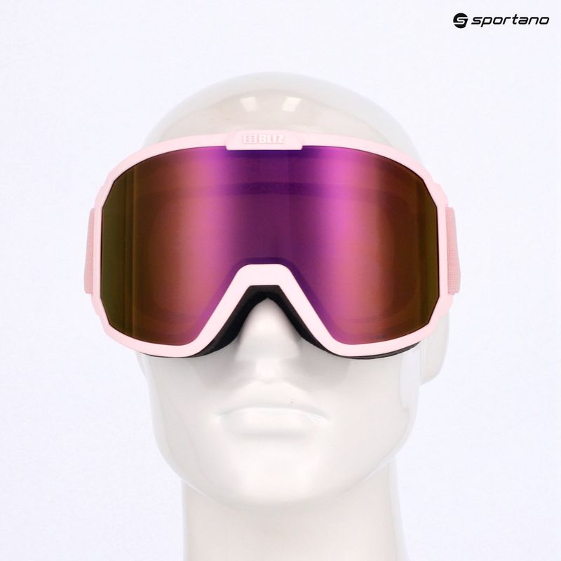 Slidinėjimo akiniai Bliz Rave matt powder pink/brown pink multi 11