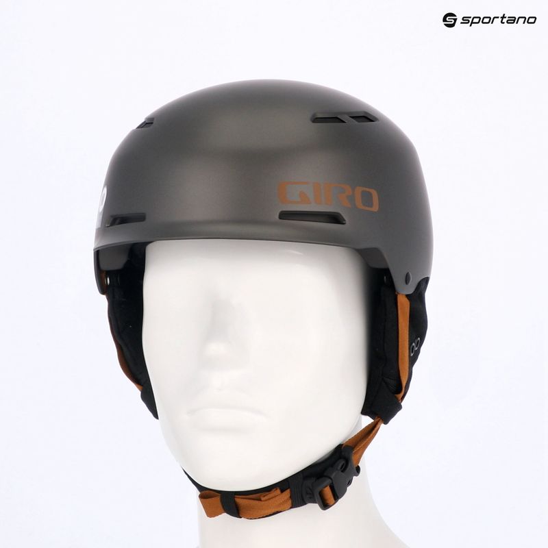 Slidinėjimo šalmas Giro Trig Mips metallic coal tan 8