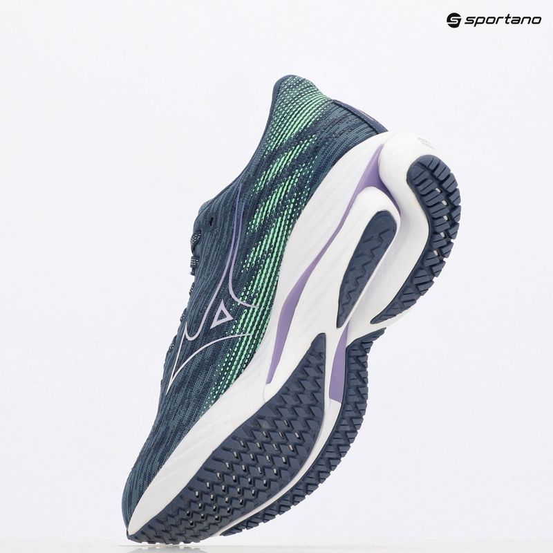 Moteriški bėgimo batai  Mizuno Wave Rider 28 citadel/white/ neo mint 10