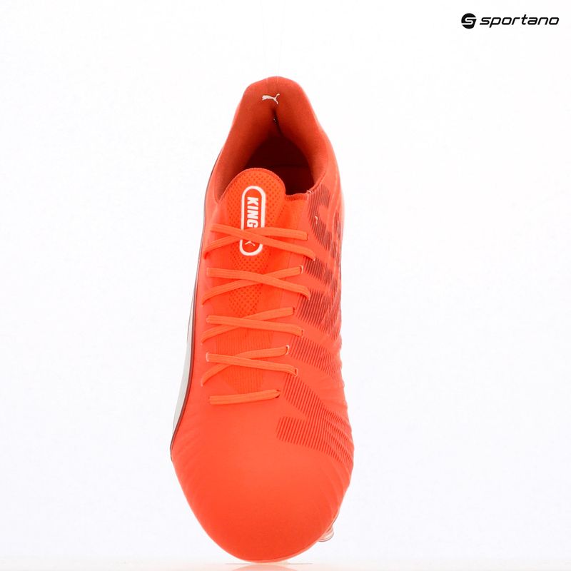 Vyriški futbolo bateliai PUMA King Ultimate FG/AG glowing red/puma white/red fire 9