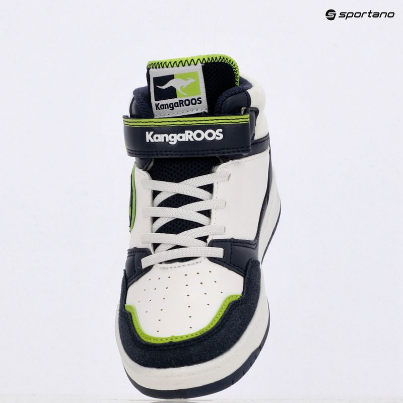 Vaikiški batai KangaROOS K-CP Dunkin Mid EV dark navy/lime 9